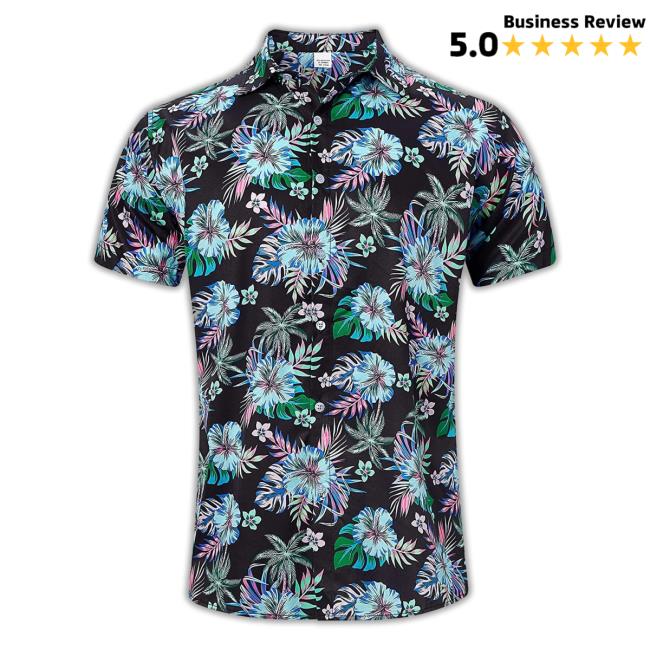 Desertandforest Merch Bright Colorful Tropical Leaf Funny Hawaiian Tank Top