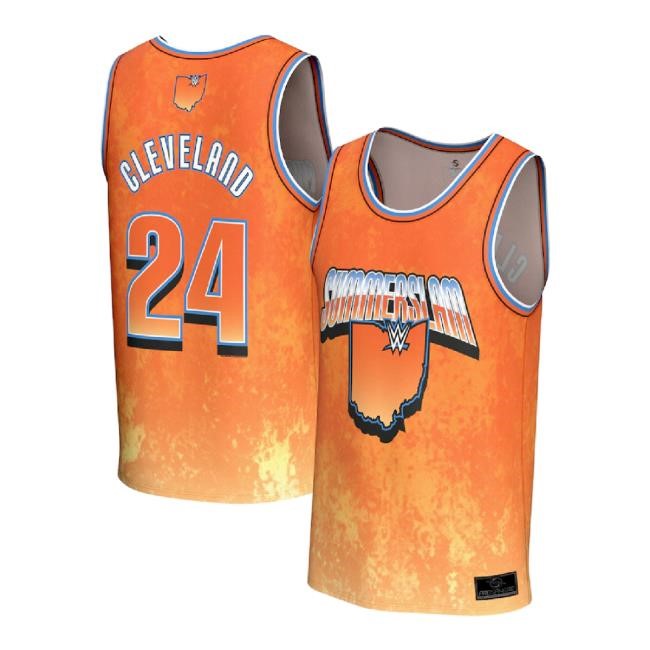 Official Summerslam 2024 Prosphere Basketball Jersey Tee Shirt