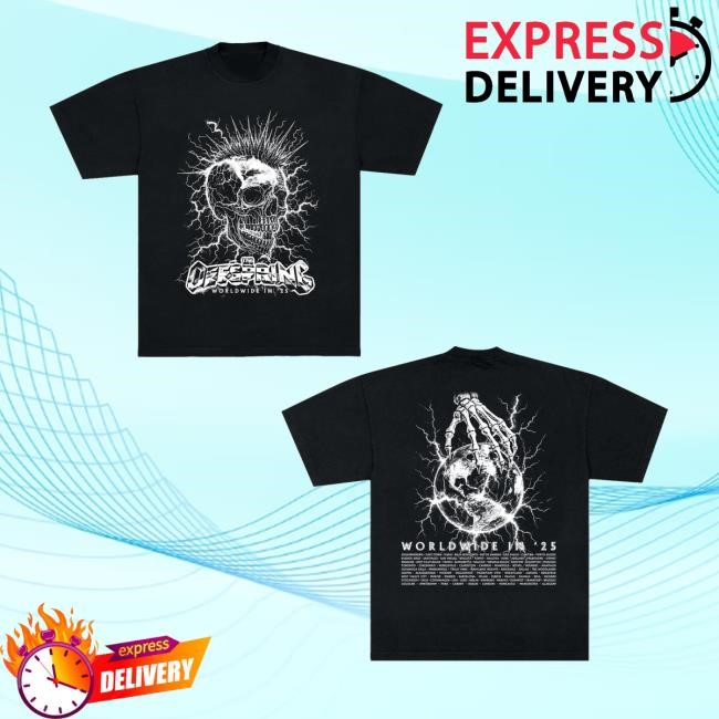 Offspring Merch Store Shop Mohawk Skull 2025 Tour Shirts