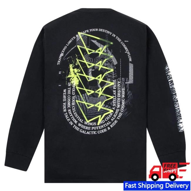 Original Paper Plane Merch Interlock Long Sleeve Hooded Sweatshirt