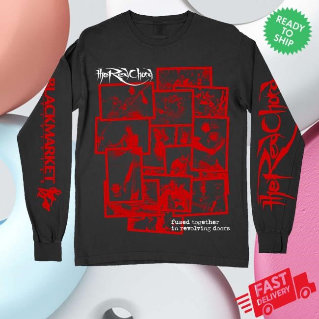 Deathwish Inc Merch Store Shop The Red Chord Fused Collage Black Premium Sweaters