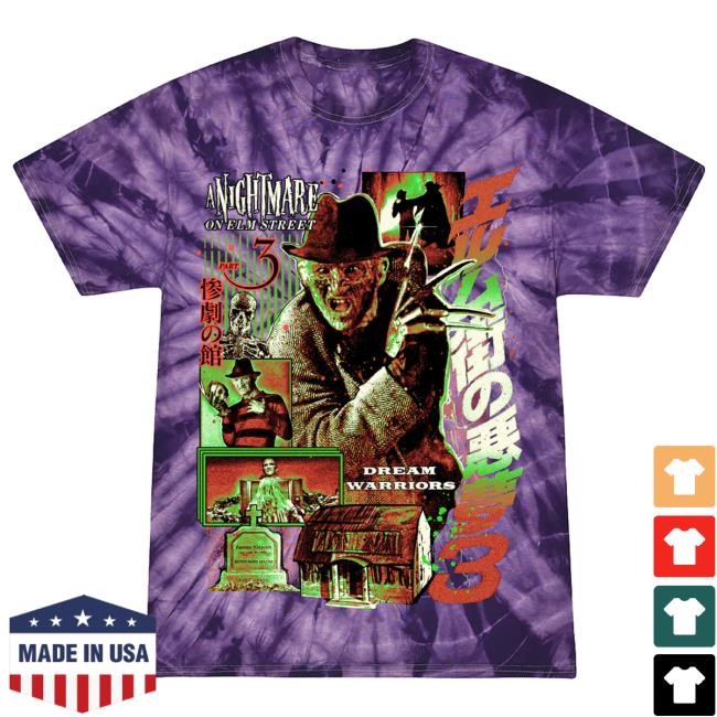 Cavitycolors Merch Retro Horror Tie-Dye Shirts