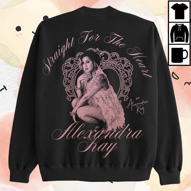 Official Alexandra Kay Shop Store Merch Straight For The Heart Hoodie