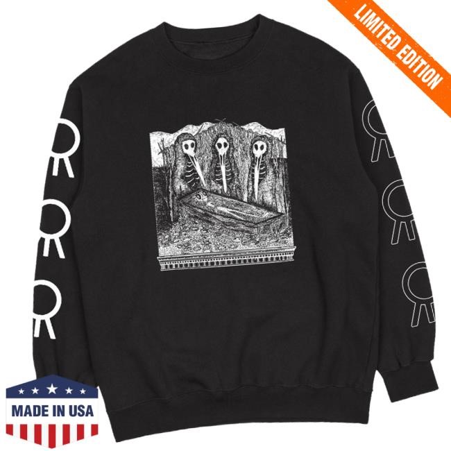 Official Hail The Merch Store Black Wake Crewneck Sweatshirt