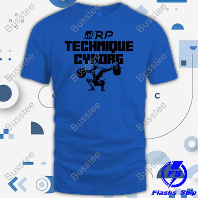 Michael Israetel Wearing Rp Technique Cyborg Tee Shirt