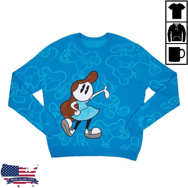 Let Me Explain Studios Merch Store Toon Becca Knit Tee Shirt