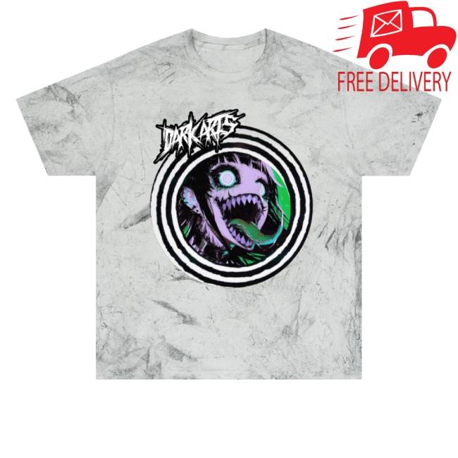 The Dark Arts Official Merch Grey Tie Dye Maddness Is Like Gravity Shirt