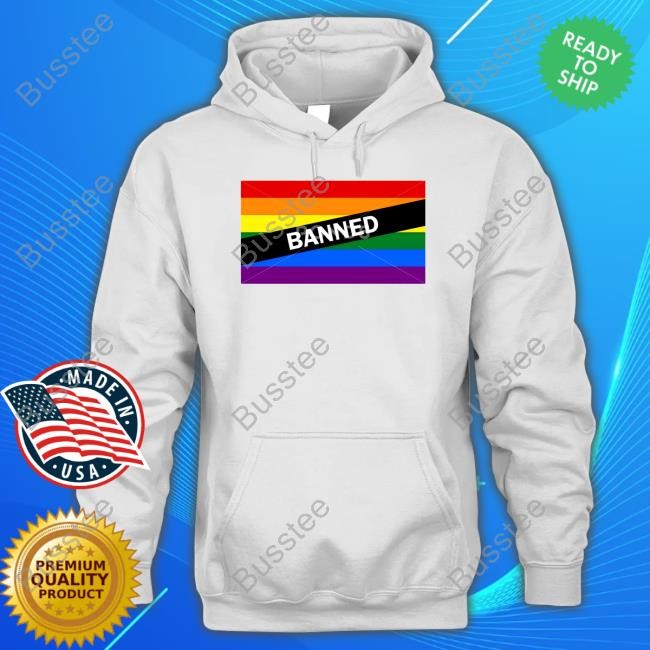 Donald Trump Lgbtq Pond5 Banned Ban Gay Flag Sweatshirt