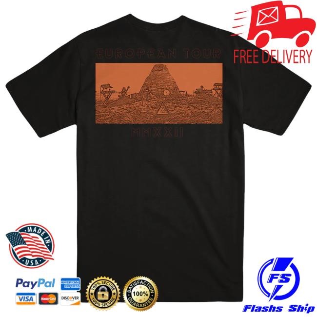 Evil Greed Merch Blood Incantation Timewave Zero Tour 2022 Tee