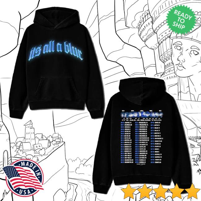 Original Saint Made Merch Store ''Its All A Blur' Tee Shirt Saintmade Shop