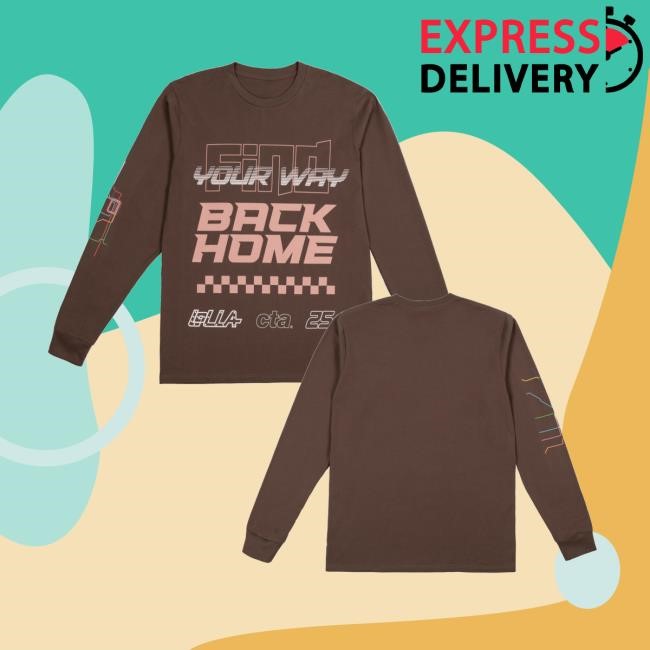 Lollapalooza Merch Store Shop Lollapalooza X Cta X Ellen Ma Find Your Way T-Shirt, Hoodie, Tank Top, Sweater And Long Sleeve T-Shirt
