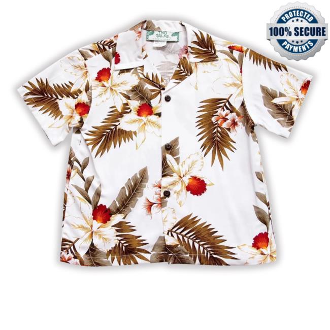 Moon White Hawaiian Boy Hooded Sweatshirt