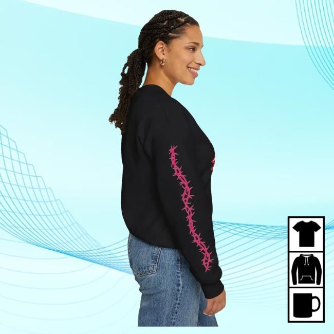 Official Worst Ones Merch Red Death Crewneck Sweatshirt