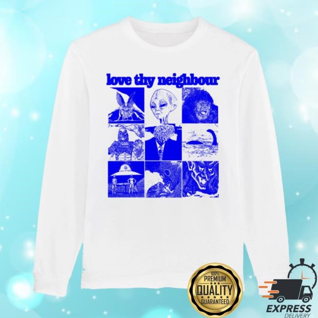 Familystoreuk Merch Store Shop Love Thy Neighbour White By J. Lee Graphics Sweaters