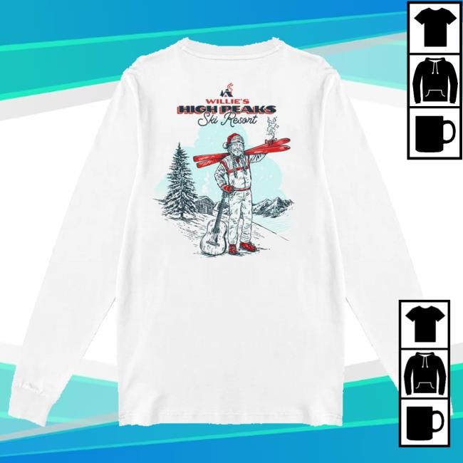 Willie Nelson Merch Willie's High Peaks Long Sleeve Shirts