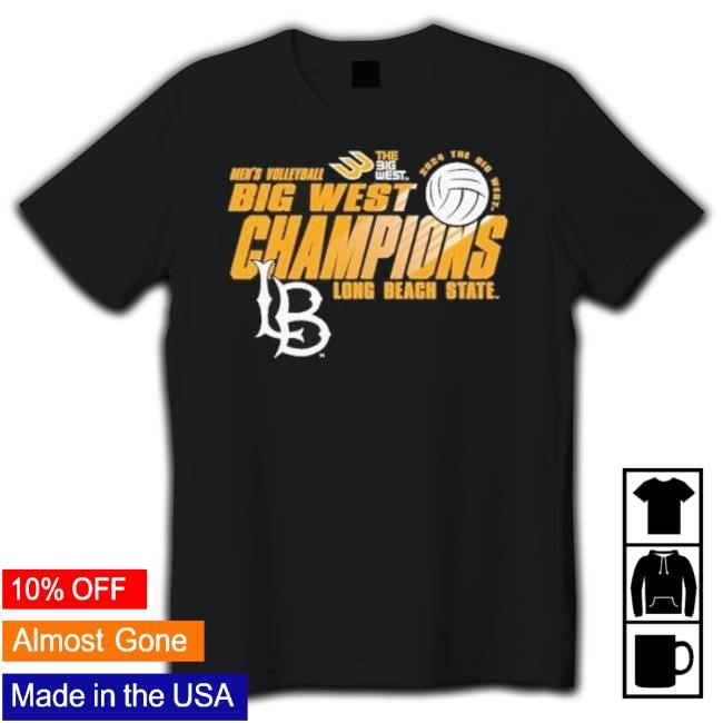Original Long Beach State 2024 Big West Champion Volleyball Long Sleeve T Shirt
