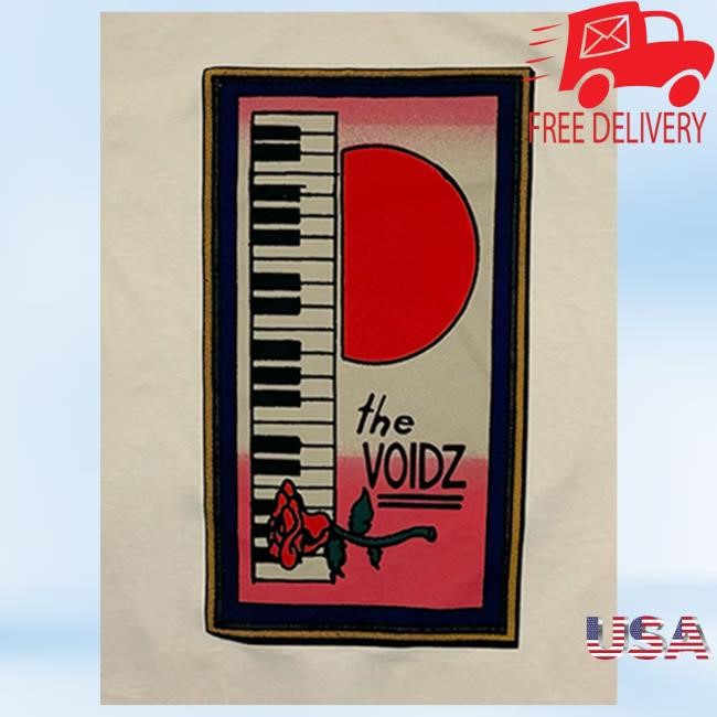 Cult Records Store Merch Shop The Voidz Piano Rose Tee Shirt