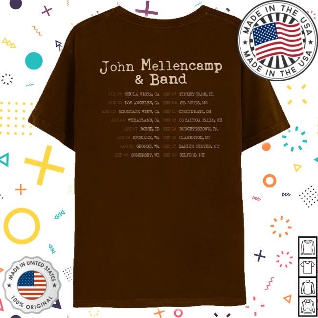 Official And Band Outlaw Tour t-shirt, hoodie, tank top, sweater and long sleeve t-shirt John Mellencamp Shop Merch Store