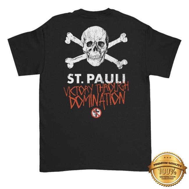 Fcsp Merch Store Fc St Pauli X Bad Religion Victory Through Dominat T-Shirt