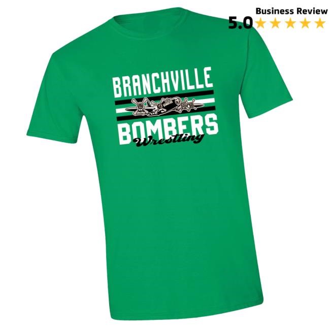 Twenty Four Ink Merch Store Branchville Bombers Wrestling Design 3 Hooded Sweatshirt