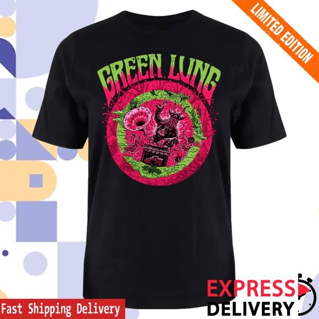 Green Lung Merch Dj Goat Wizard Hooded Sweatshirt