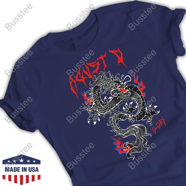 Bloomingdream Merch Dragon Agust D 'D-Day' Tee Shirt