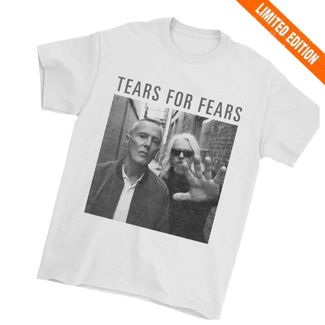 Tears For Fears Black & White Photo Tee Shirt