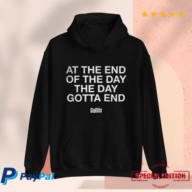 Official Glorilla Store Ate At The End Of The Day The Day Gotta End Crewneck Sweatshirt