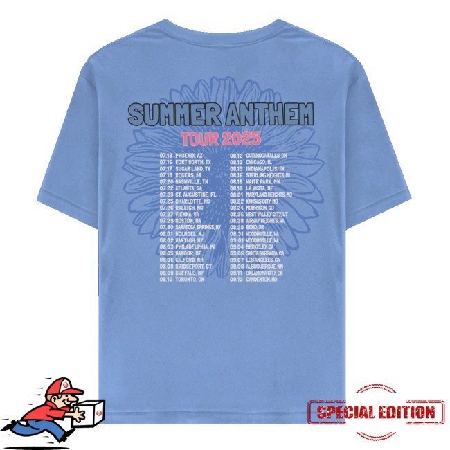Summer Anthem Tour 2025 Hooded Sweatshirt