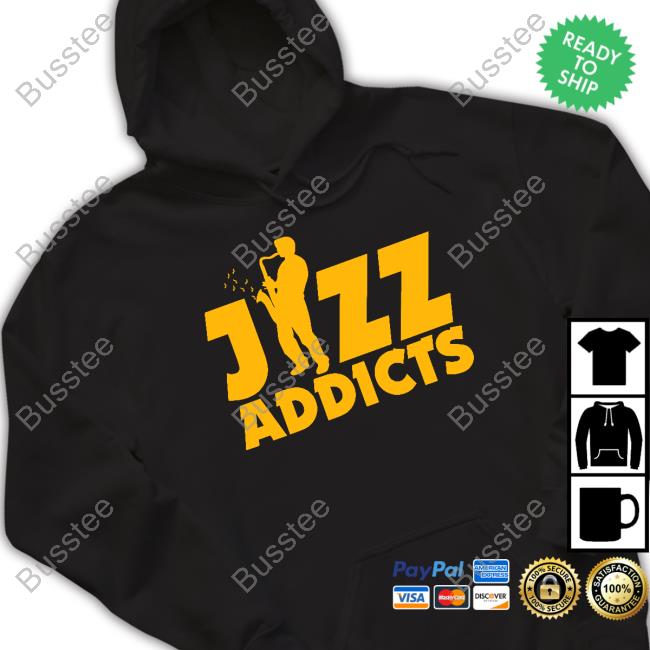 Komaniecki_R Jazz Addicts With Saxophone Tee