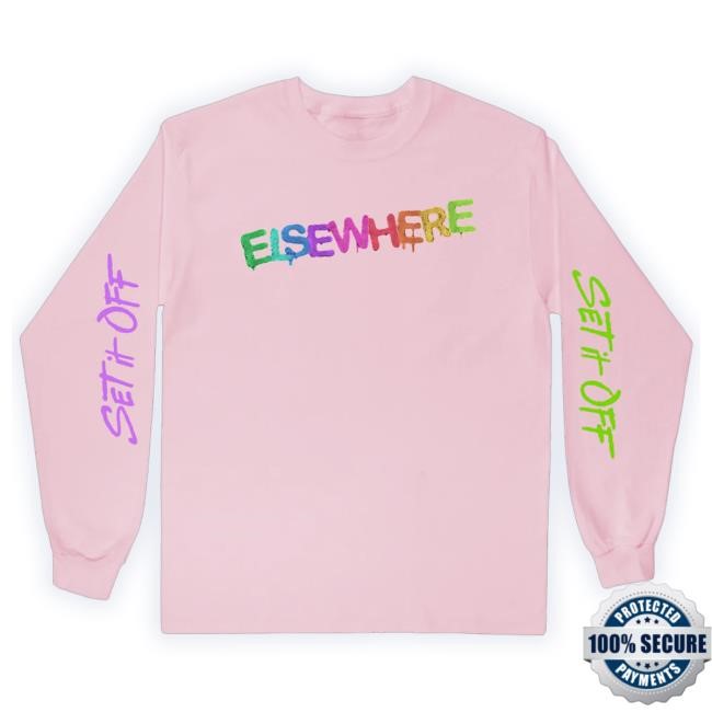 Fearless Records Merch Elsewhere Letters Long Sleeve Sweatshirt