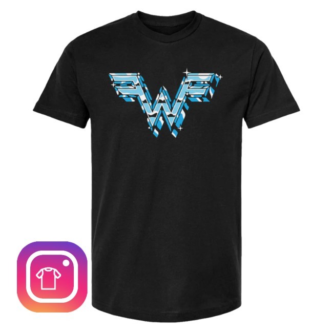 Official Weezer Store Merch Chrome Logo Tee