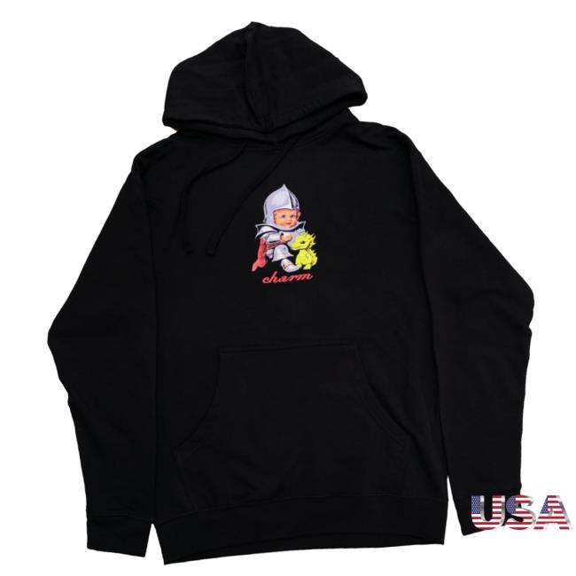 Clairo Store Merch Charm Baby Knight Hoodie (Black) Hoodie