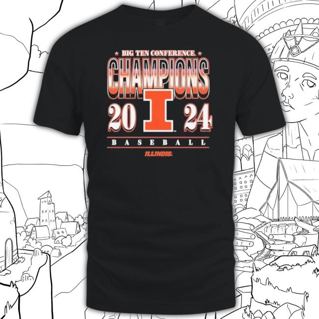 Original Illinois Baseball 2024 B1g Regular Season Champions Big Ten Conference Sweatshirt Original Illinois Baseball 2024 B1g Regular Season Champions Big Ten Conference Unisex Sweatshirt