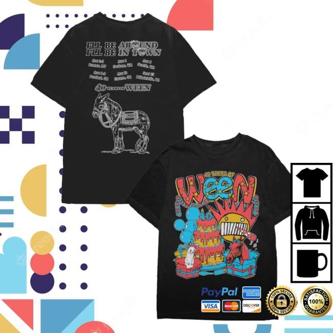 The Merch Collective Merch 40Th Anniversary Tour Funny Shirt