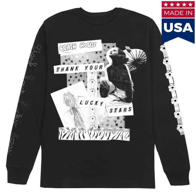Trending Beach House Baltimore Merch Store Skater Long Sleeve Black Sweatshirt