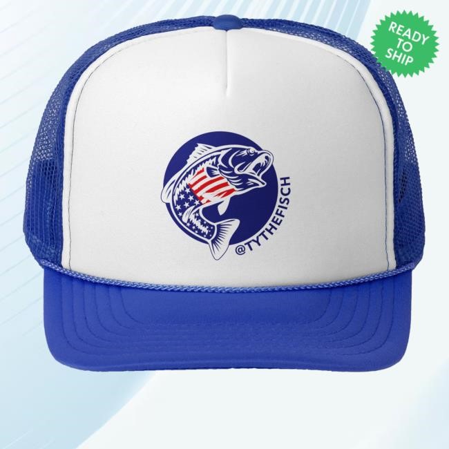 Official Tyler Fischer Shop Tythefisch Blue Bucket Hat