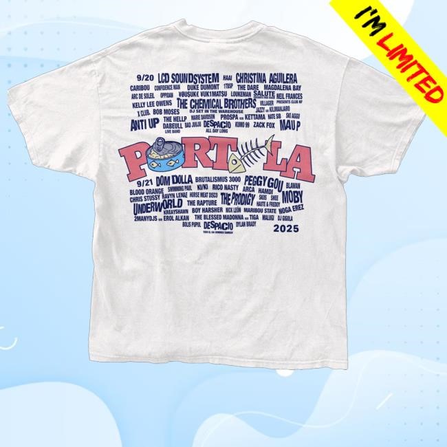 Portola Music Festival Merch Shop Store Dumpster Disco T Shirt