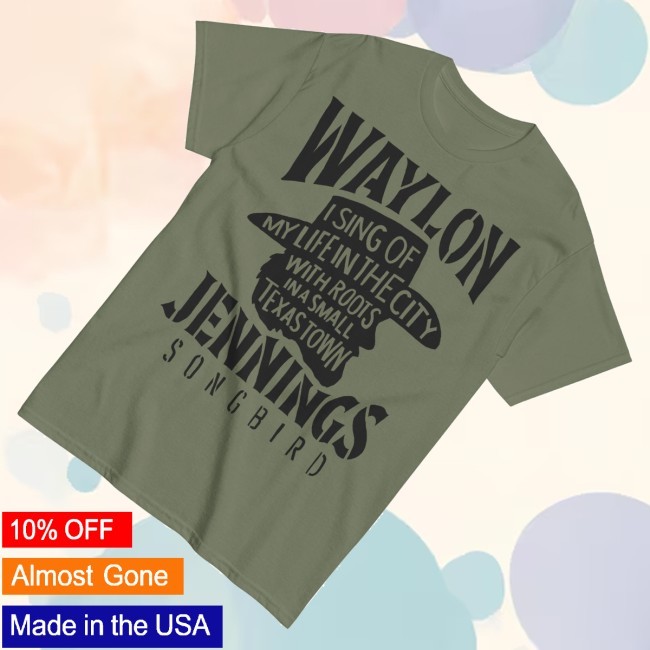 Trending Waylon Jennings Merch Cowboy Classic Waylon Jennings T-Shirt