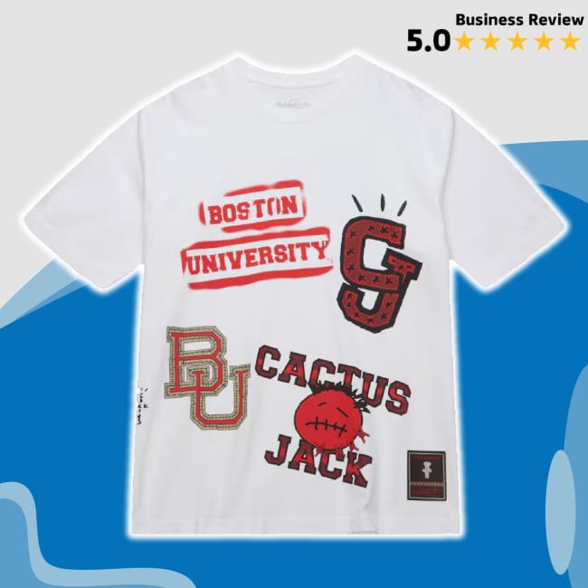 Trending Boston University Cj X M&N Unisex Hand-Drawn Hoodie Sweatshirt White Cactusjackfanatics Shop