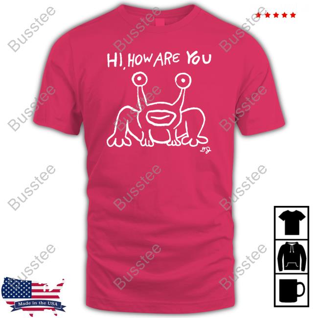 Hi How Are You Frog Mural Tee Shirt