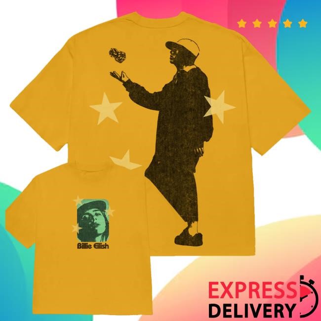 Billie Eilish Merch Shop Store Dice Yellow Classic Shirt
