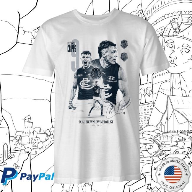 The Carlton Shop Merch 2024 Patrick Cripps Brownlow Hoodie