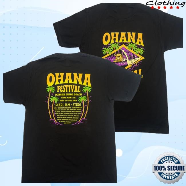Tsurt Merch Ohana Festival Sun Swell Shirts