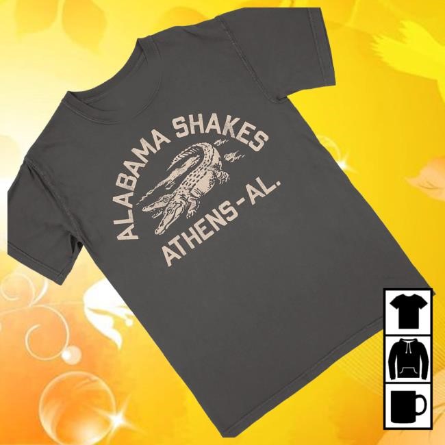 Official Alabama Shakes Gator New Shirt