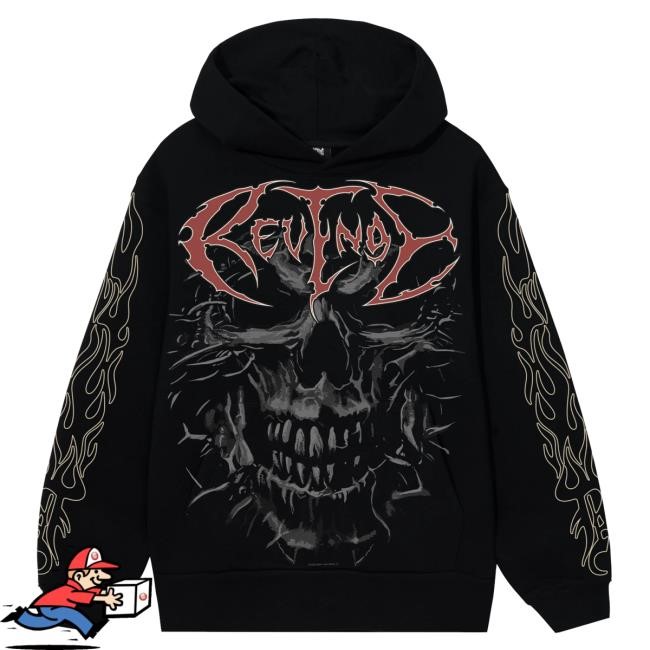 Revenge Official Clothing Merch Revenge Skull Flame Sweatshirt