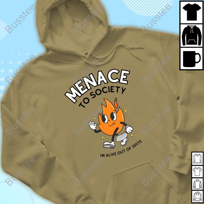 Official Menace To Society I'm Alive Out Of Spite Sweatshirt Doublecrossclothingco Store