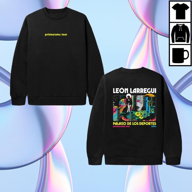 León Larregui Merch Store Prismarama Tour 2024 (Sudadera) Hooded Sweatshirt