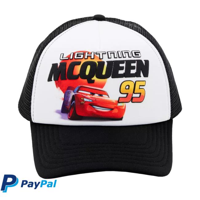 Boxlunch Shop Disney Pixar Cars Lightning Mcqueen Trucker Hat