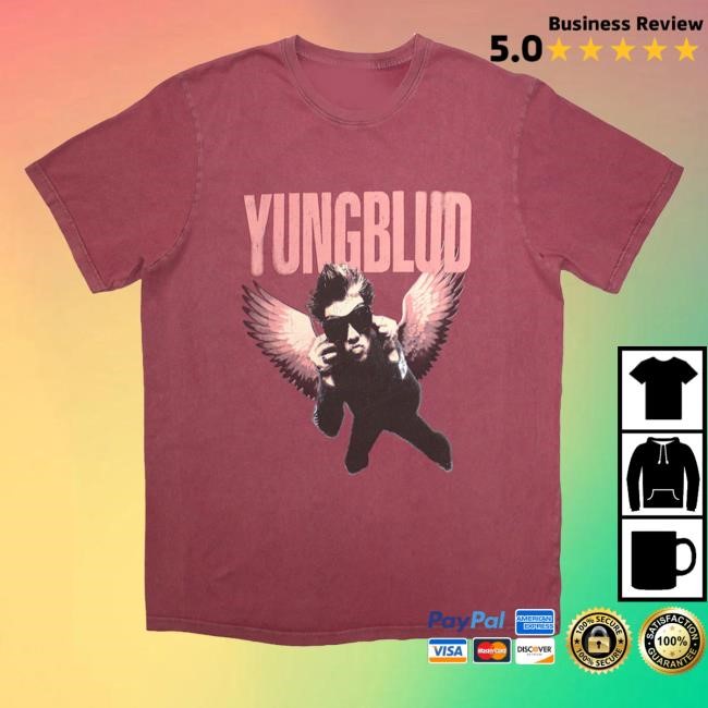 House Of Merch Shop Store Official Yungblud Wings Hooded Sweatshirt